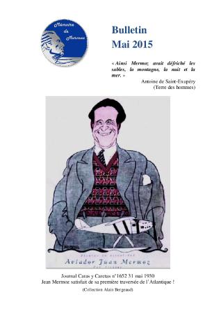 Bulletin information Mémoire Mermoz mai 2015