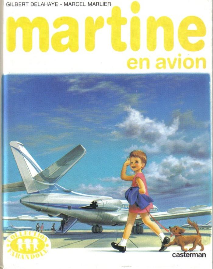 Martine en avion