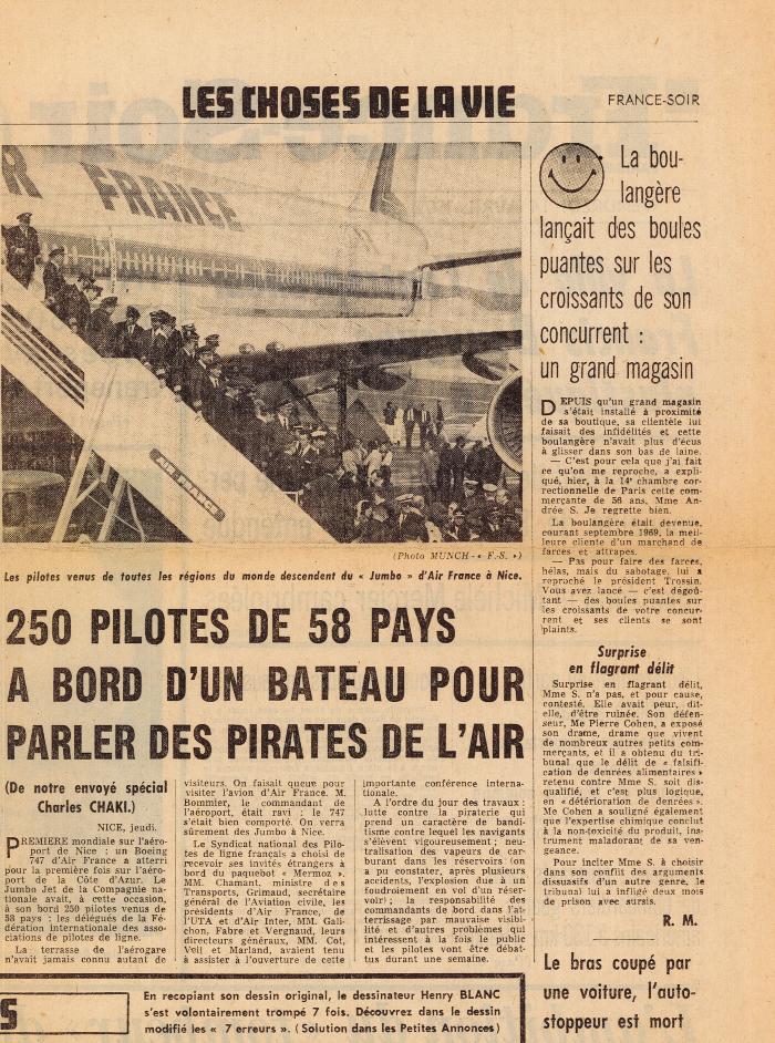 France Soir 04/1972