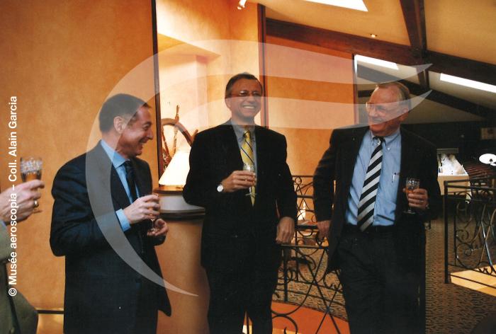Alain Garcia, Noël Forgeard et Niel Amstrong