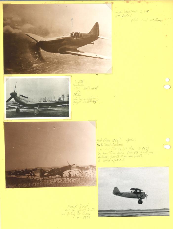 Chasseurs Dewoitine D.520, D.551, D.520 (Vichy) et D.530