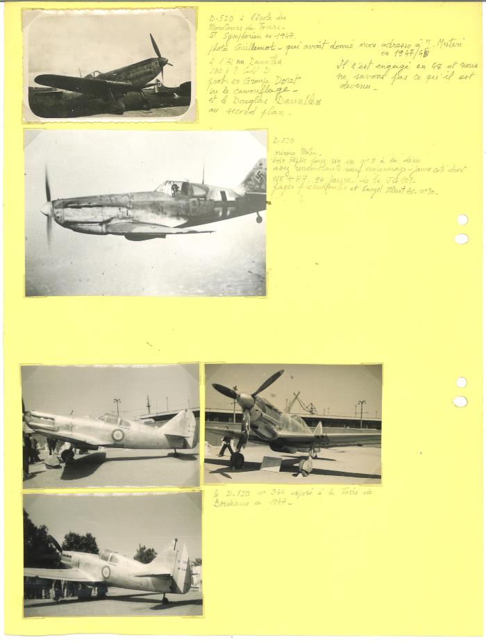 Chasseurs Dewoitine D.520 (16 S CRDA 3-20)