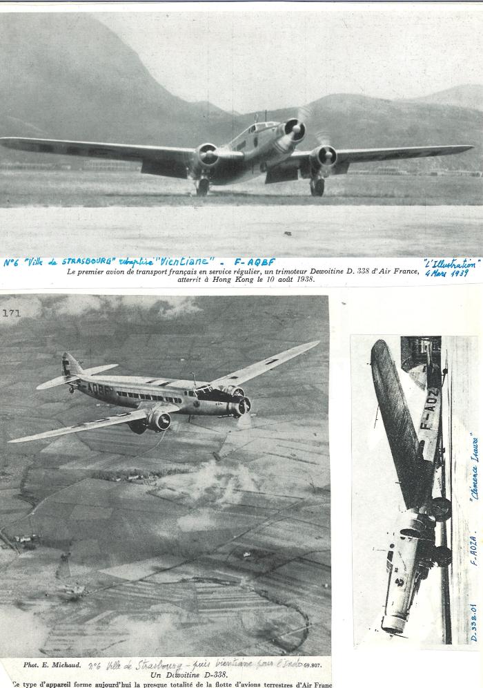 Trimoteurs Dewoitine D.338