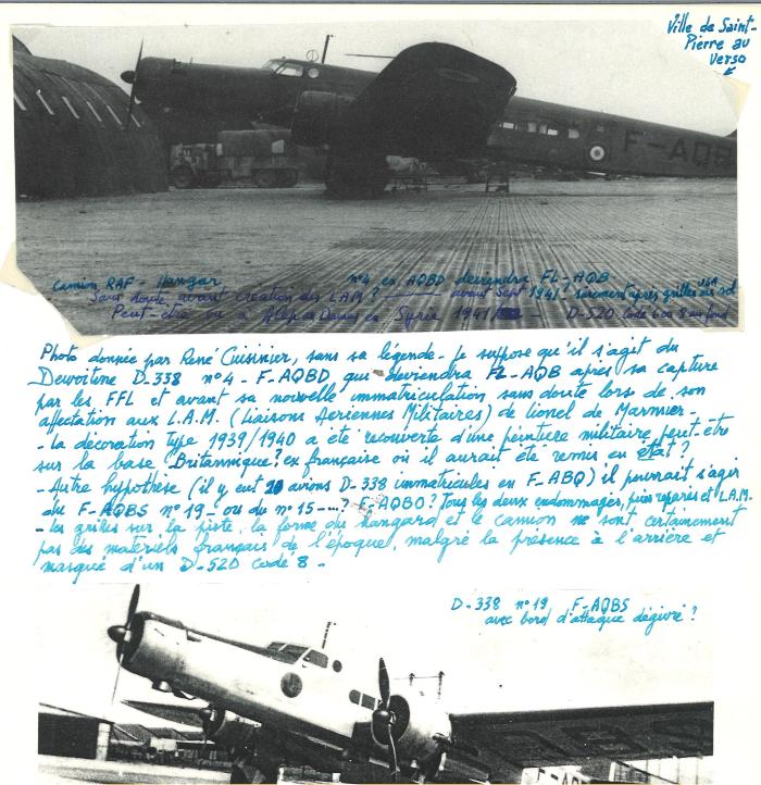 Trimoteurs Dewoitine D.338 (16 S CRDA 3-11)