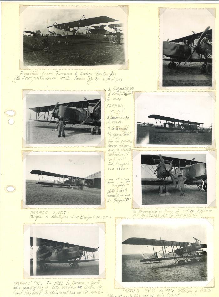 Appareils Farman HF.20 F.50 et MF.11 (16 S CRDA 3-30)
