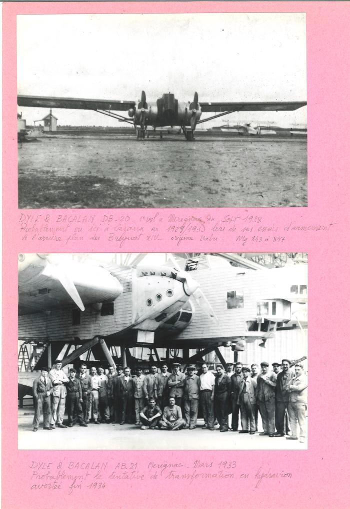 Bombardiers lourds Dyle et Bacalan DB-10 et S.A.B. AB-21 (16 S CRDA 3-27)